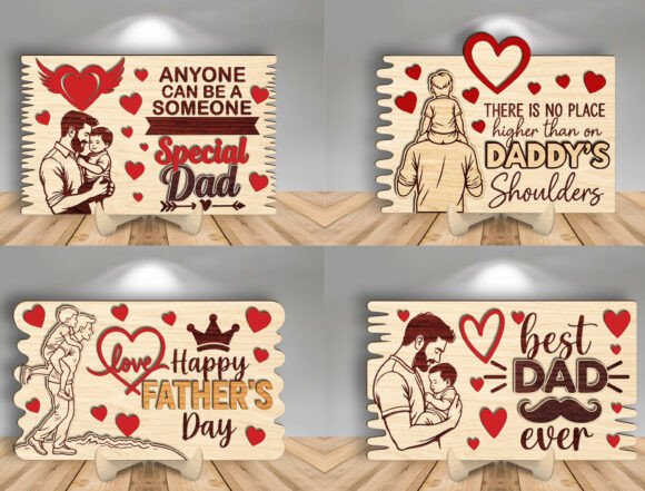 Download Father’s Day Laser Cut File SVG Bundle - Svg bundle Collection