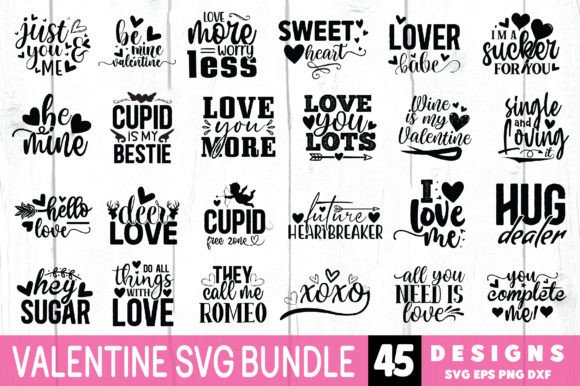 Download Valentine's SVG Bundle - Svg bundle Collection