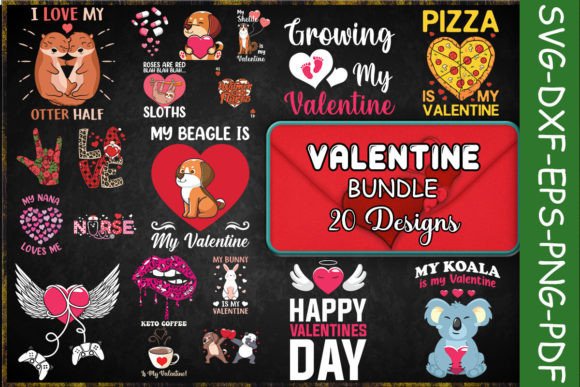 Download Lovely Valentine SVG Bundle - Svg bundle Collection