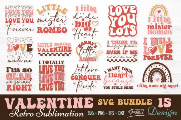 Download Valentine Retro SVG Bundle - Svg bundle Collection