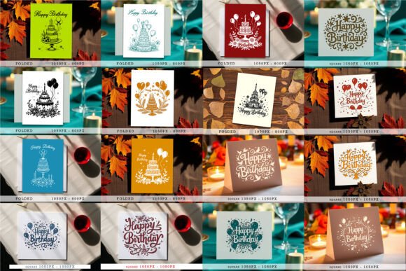 Download Cricut Happy Birthday Card SVG Bundle - Svg bundle Collection