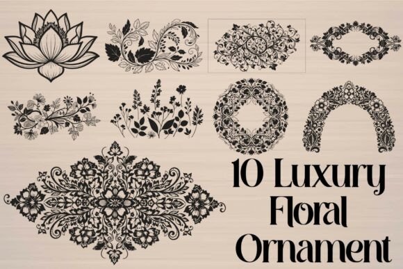 Download Vintage Floral Ornament - Premium Bundle