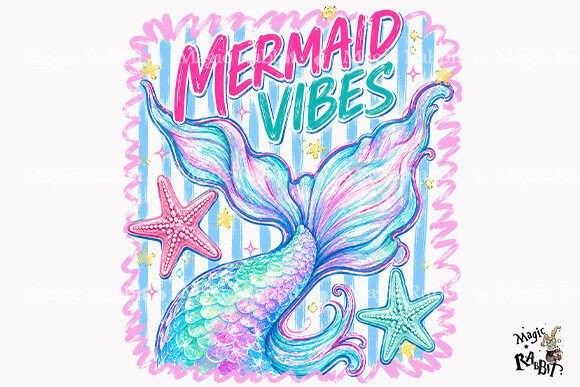 Download Mermaid Tail Summer Vibes PNG - Vibe Collection