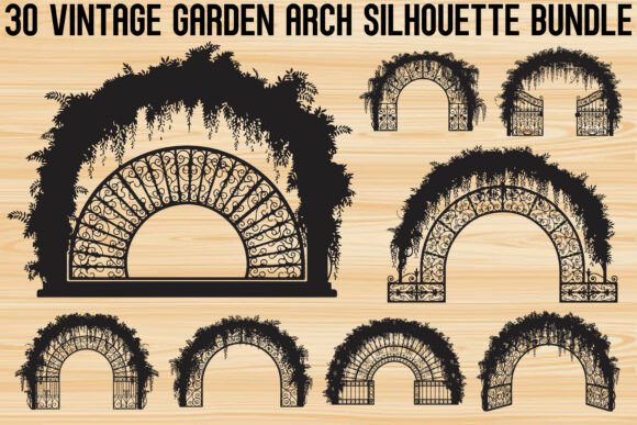 Download Vintage Garden Arch SVG Bundle - Svg bundle Collection