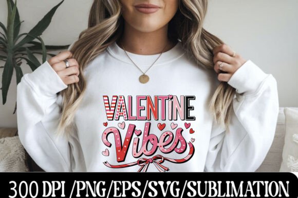 Download Valentine Vibes Typography Design with H - Vibe Collection