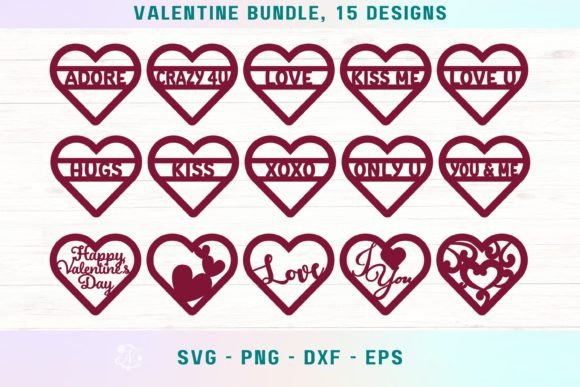 Download Valentine Svg Bundle, Valentine Hearts - Svg bundle Collection