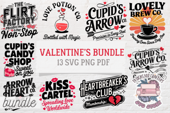Download Valentine’s SVG Bundle Love Hearts PDF - Svg bundle Collection
